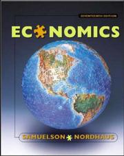 Cover of: Economics with PowerWeb by Paul Anthony Samuelson, William D. Nordhaus