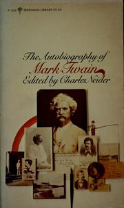 Cover of: The autobiography of Mark Twain by Mark Twain