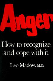 Cover of: Anger | Leo Madow