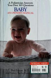 Cover of: Baby by Bud Zukow