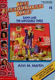 Cover of: Dawn and the Impossible Three (The Baby-Sitters Club, #5) by Ann M. Martin