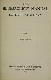 The Bluejackets' Manual by United States Naval Institute