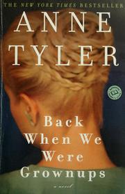 Cover of: Back when we were grownups by Anne Tyler