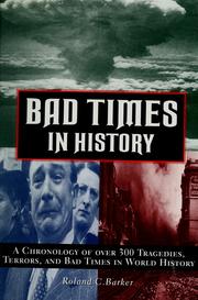 Cover of: Bad times in history