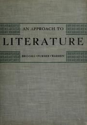 Cover of: An approach to literature by Cleanth Brooks