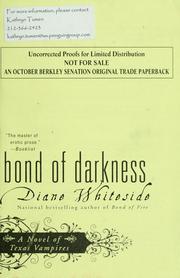 Cover of: Bond of darkness