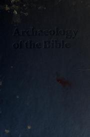 Cover of: Archaeology of the Bible