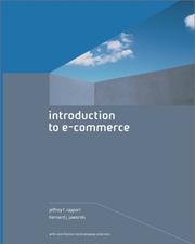 Cover of: Introduction to e-Commerce