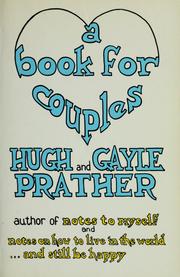 Cover of: A book for couples by Hugh Prather