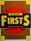 Cover of: The book of firsts