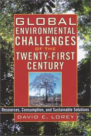 Cover of: Global Environmental Challenges of the Twenty-First Century by David E. Lorey