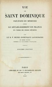 Cover of: Oeuvres du R. P. Henri-Dominique Lacordaire by Henri-Dominique Lacordaire