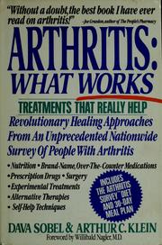 Cover of: Arthritis by Dava Sobel