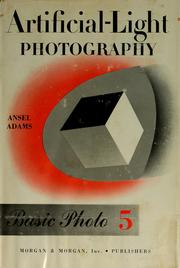 Cover of: Artificial-light photography by Ansel Adams