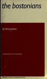 The Bostonians by Henry James Jr.