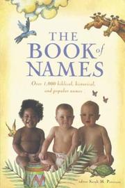 Cover of: The book of names by edited by Sarah M. Peterson.