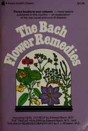 Cover of: The Bach flower remedies. by 