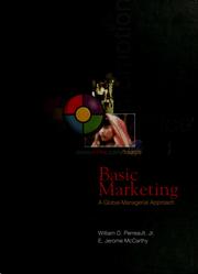 Cover of: Basic marketing: a global-managerial approach