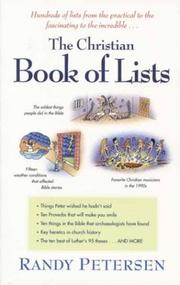 Cover of: The Christian book of lists