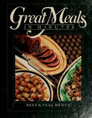 Cover of: Beef & veal menus.