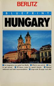 Cover of: Berlitz blueprint Hungary