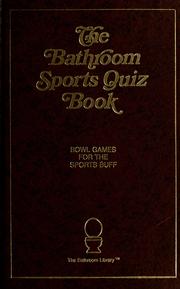 Cover of: The bathroom sports quiz book