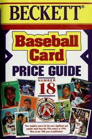 Cover of: Beckett baseball card price guide