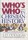Cover of: Who's who in Christian history