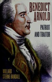 Cover of: Benedict Arnold: patriot and traitor