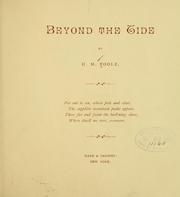 Cover of: Beyond the tide by Poole, Hester Martha (Hunt) Mrs.