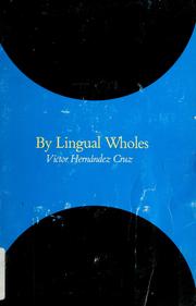 Cover of By lingual wholes