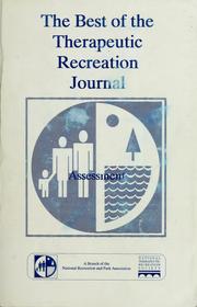 Cover of: The Best of The therapeutic recreation journal by 
