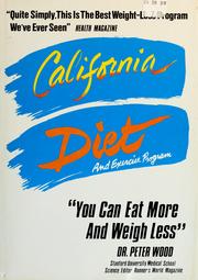 Cover of: The California diet & exercise program