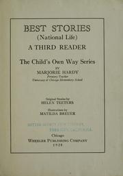 Cover of: Best stories: (National life), a third reader