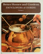 Cover of: Better homes and gardens encyclopedia of cooking. by 