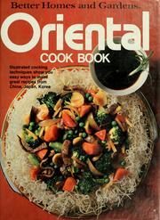 Cover of: Better homes and gardens oriental cook book.