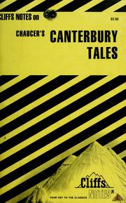 Cover of: Canterbury tales: notes