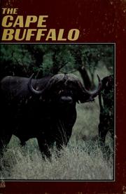 Cover of: The Cape buffalo by William R. Sanford