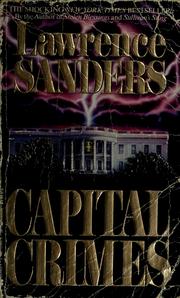Cover of: Capital crimes by Lawrence Sanders