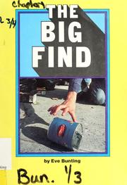 Cover of: The big find by Eve Bunting