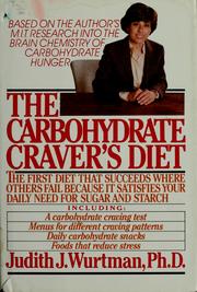 Cover of: The carbohydrate craver's diet by Judith J. Wurtman