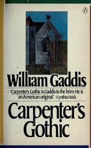 Cover of: Carpenter's gothic