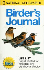 Cover of: Birder's journal.