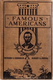 Cover of: Famous Americans by Richard Stephen Uhrbrock