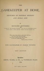 Cover of: The gamekeeper at home: sketches of natural history and rural life