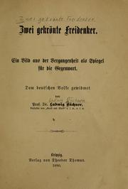 Cover of: Zwei gekrönte Freidenker by Ludwig Büchner