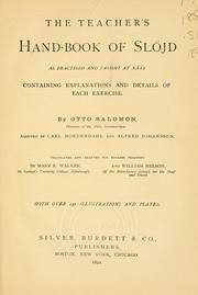 The teacher's handbook of slöjd by Otto Aron Salomon