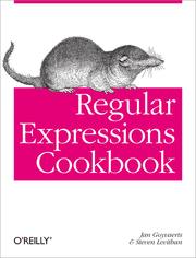 Cover of: Regular Expressions Cookbook