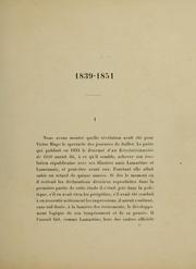 Cover of: La vie de Victor Hugo.