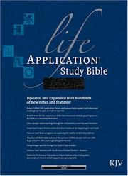 Cover of: Life Application Study Bible | 